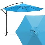 Premium Sonnenschirm-Ersatzbezug – 8 Rippen 270 cm – UV-Schutz, waschbarer...