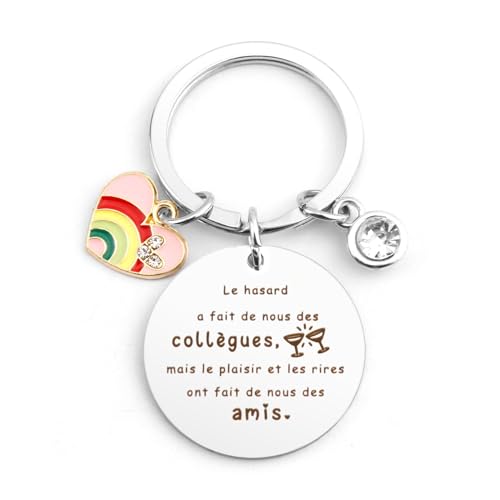 Cadeau noel départ collègue porte clef cadeau collegue de travail femme cadeaux retraite femme idée cadeaux départ collègue porte clé homme original depart collegue travail