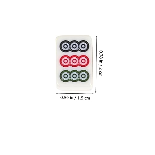 Juego Miniatura de Mahjong Portátil para Viaje miniatura 6