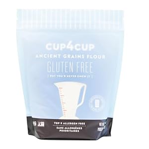 Cup4Cup Ancient Grains Flour, 1 Pounds, Certified Gluten Free, 1:1 Conventional Flour Substitution, Non-GMO, Kosher, Made in the USA