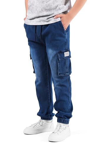 NATUST Jungen Cargohose Kinder Freizeithose Jogginghose Jungs Cargo Jeans...