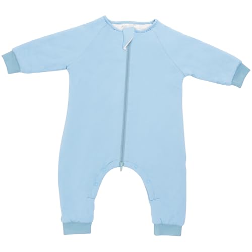 Image of Baby Sleep Suit 1.0TOG Long Sleeve Wearable Blanket with Legs, Soft Sleeping Bag with Feet newborn to 24 Months