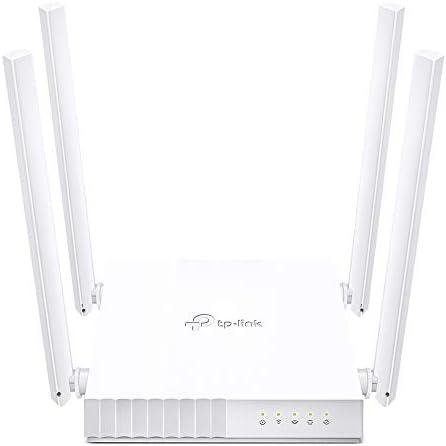 TP-Link Archer C24 AC750 Mbps Dual-Band, WiFi Wireless Router | Multi Mode | 4 Antennas | Ipv6 Supported | Parental Controls | Guest Network | Smooth HD Streaming, White