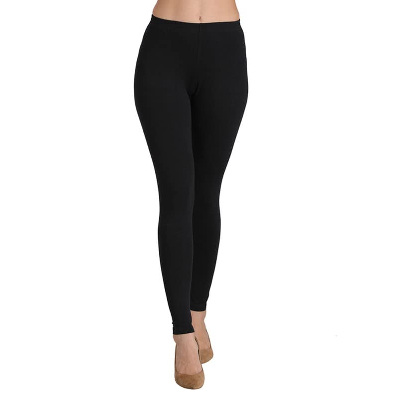 Women's Regular Spandex and Cotton Leggings-image-19