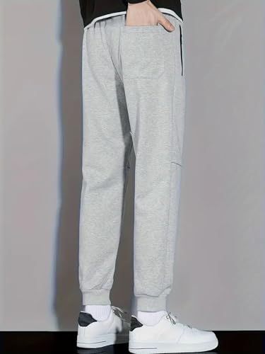 Image of Lymio Men's Regular Slim Fit Mid Rise ycra Full Elastic Jogger Track Pant Printed Joggers (TP-47-49)