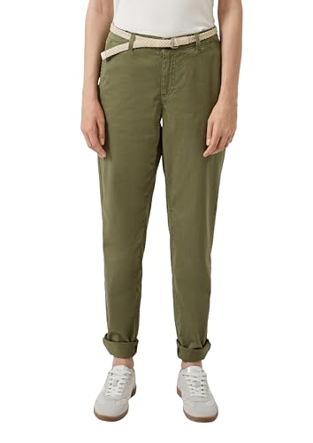 Pantalon chino s.Oliver 2174781 femme ceinture vetement stretch