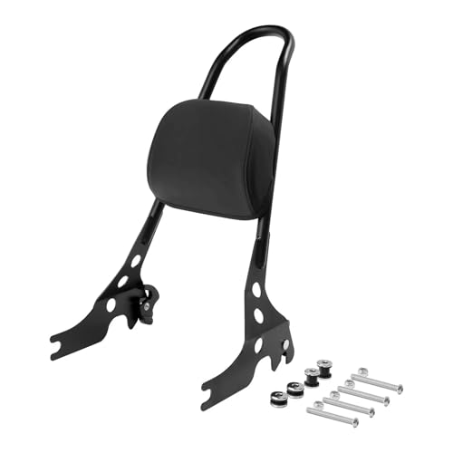 Soutien dossier passager amovible avec coussin vertical pour moto Sportster XL 883 1200
