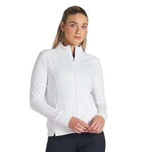 pumagolf Women’s Cloudspun Heather Full Zip Jacket