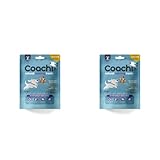 Coachi Croccantini Calmanti per Cani - Ricompense Ipoallergeniche e Grain Free. Calmano i cani Ansiosi e Sono Ideali per Cuccioli e i Cani oltre le 8 settimane (Tacchino, 100g) (Confezione da 2)