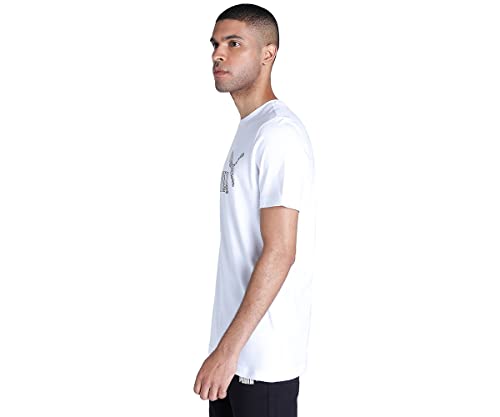 Image of Puma Men's Cotton Regular Fit T-Shirt