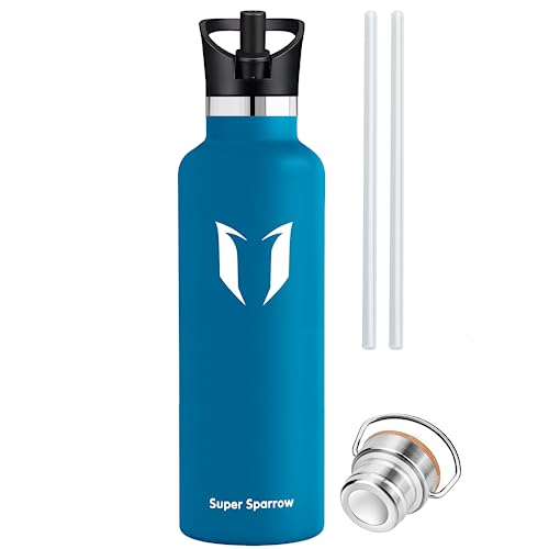 Super-Sparrow-Stainless-Steel-Water-Bottle-350ml500ml620ml750ml1L-Insulated-Metal-Water-Bottle-Standard-Mouth-Flask-BPA-Free-Straw-Water-Bottle-for-Work-Gym-Sports