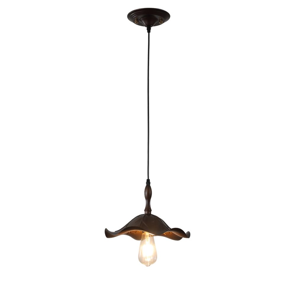 RSZCSMO American Retro LED Restaurant Dining Table Chandelier Medieval Bedroom Bedside Wrought Iron Chandelier is Suitable for Bar Cafe Hotel,Lighting Fixture