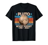 Retro Funny Nerdy Science & Study Designs Vintage Never Forget Pluto -...