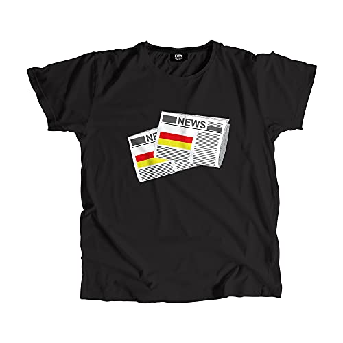 T-shirt North Ossetia Newspapers vêtements mode unisexe originale
