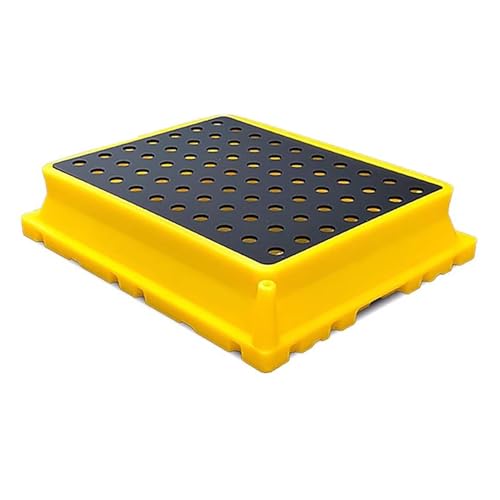 Palette de rétention en polyéthylène modulaire pour seaux de peinture et garage