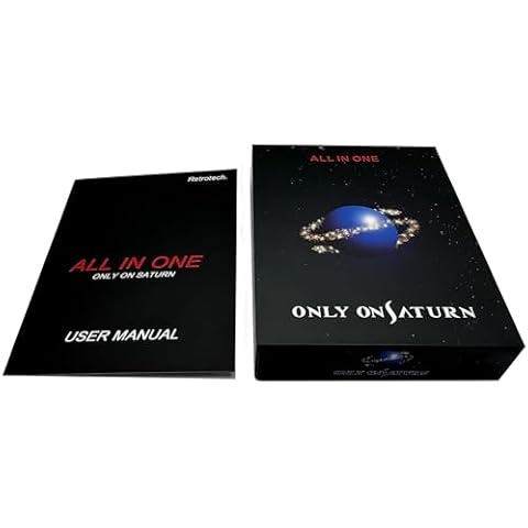 Retrotech Only On Saturn Saroo HD Loader 120 Games in 1 Flash Cart 64gb, Includes Retrotech Printed Instructions Cover