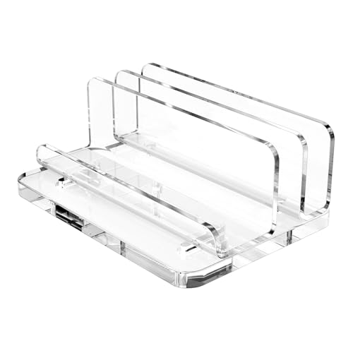 Soporte Vertical para Laptop de Acrílico
