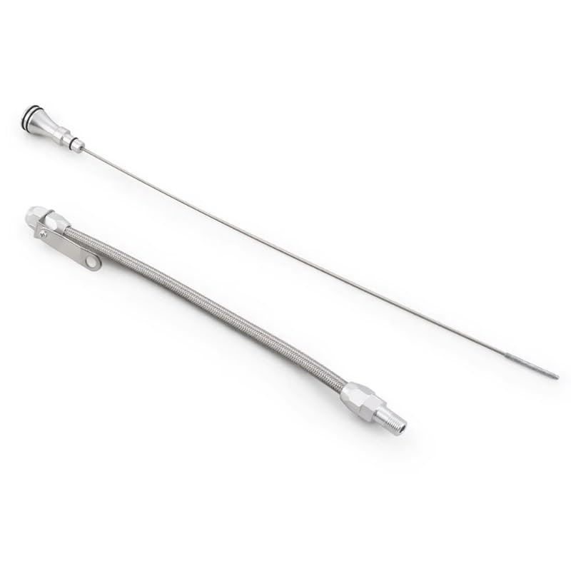 Asta di Livello Olio Motore Fluido per Asta di Livello Olio Motore da 20,8 Pollici 51 cm Sensori Flessibili per Auto con Ingresso Coppa 1/4" NPT