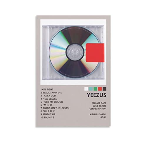 Yeezus Kanye West Memes 2013 Album Canvas Art Poster And Wall Art Picture Print Modern Family Bedroom Decor Posters for Family And Friends 08x12inch(20x30cm)