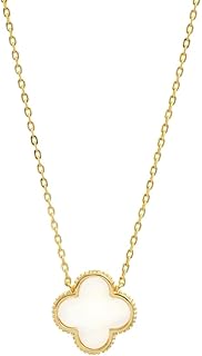 سلسلة من الفولاذ المقاوم للصدأ بتصميم ورقة البرسيم للنساء - مجوهرات هدية للنساء