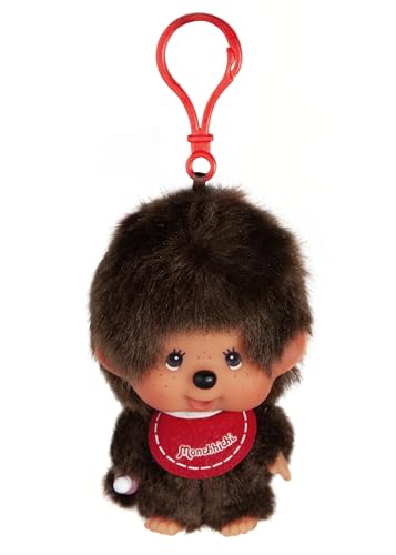 Monchihichi Red Bib Boy Keychain 5' Plush
