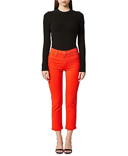 Hudson Jeans Barbara – Pantalones vaqueros para mujer – Rojo – 24 US