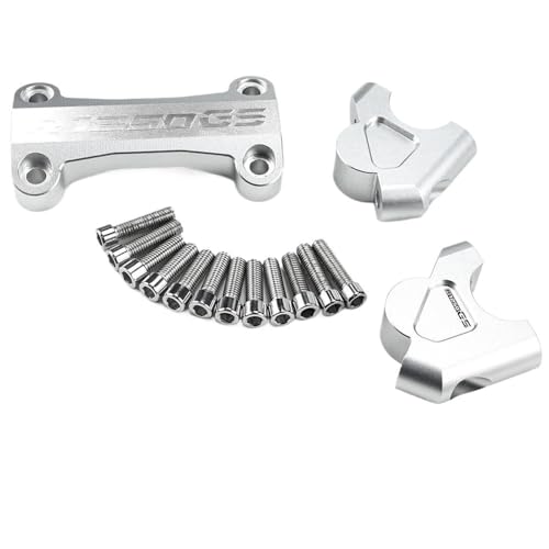 Rehausse guidon R 1250 GS et R 1200 GS LC pontets de levage argentés