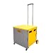 Produktbild Große Kapazität, ultraleichtes, sicheres PP-Material, Einkaufswagen, Einkaufswagen für Lebensmittel, Kleiner Einkaufswagen, Haushalt, tragbar, faltbar, Wagen, Supermarktwagen, Leichter Gepäc