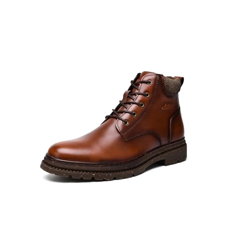 Image of Arkbird Men's Motocycle Combat Boots, Comfortable Stylish Lace Up Fashion Casual Boot For Men