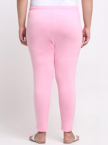 Image of Soft Cotton Ankle Lenght Solid Regular and Plus 35 Colours Leggings for Womens and Girls (Sizes :- M to 6XL)