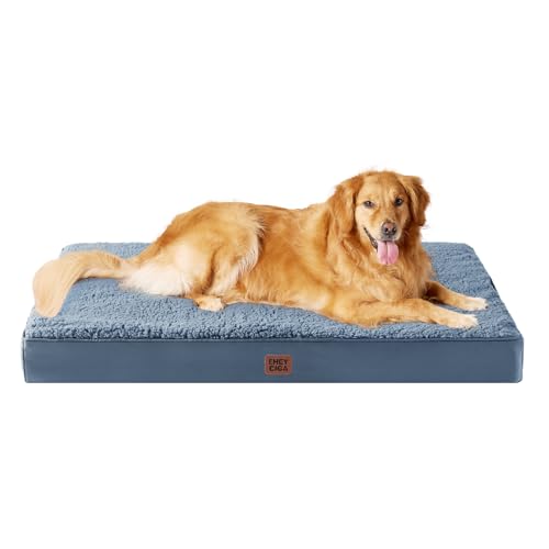 Image of EHEYCIGA Orthopedic Dog Bed Extra Large with Removable Washable Cover, 44IN