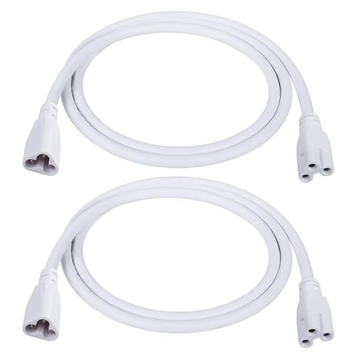 T5 T8 LED�P�[�u�� 3.3�t�B�[�g LED 3�s�� ��̌^�`���[�u �I�X-���X �A�_�v�^�[ �����R�[�h ��̌^�u�����d�������v�z���_�[�p (2�p�b�N)