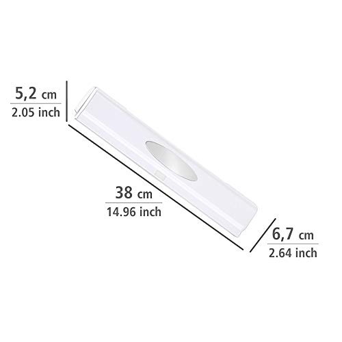 Miniatura 10 de Wenko Dispensador De Folios Cutter Blanco - Folienspender, Plástico Abs , 38 X 5.2 X 6.7 Cm, Blanco