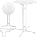 Produktbild KESSER® Gastro Stehtisch klappbar Ø 80 cm - Gastronomie Bistrotisch rund - Wetterbeständiger Klapptisch Gartentisch - Runder Partytisch - Hitzebeständig - Stabil und sicher