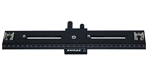 Exmax 31Cm 2 Way Macro Shot Focusing Focus Rail Slider Close-Up Shooting 1/4 Quick Screw Release Mount Camera Flash Support Plate Compatible With Canon Nikon Pentax Olympus Sony #TOP7