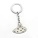 The Legend of Zelda Cornemuse Porte-clés Zelda Porte-clés Cadeaux de fête Zelda Couple Porte-clés (Silver)