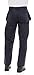 Men's Heavy Duty Construction Pants with Cordura Knees & Tool Pockets - Durable Work Trousers Navy W34-L30