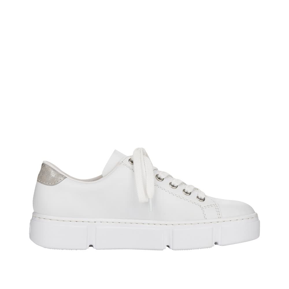 Rieker Damen Sneaker N59W1-80 weiß