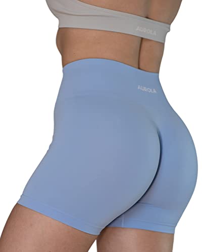 Image of AUROLA Dream Collection Women Workout Shorts High Waist Gym Shorts, Scrunch Butt Seamless Athletic Shorts