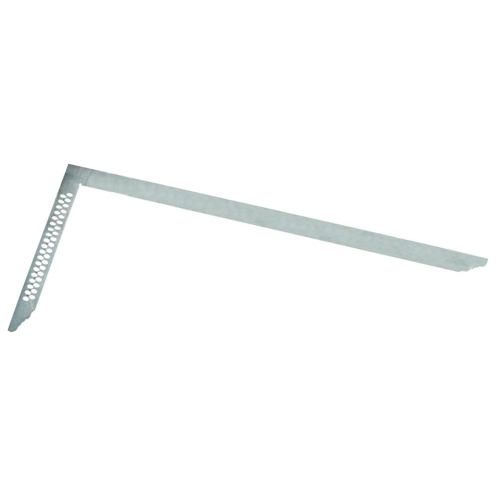 Forum 4317784878975 - Squadra da carpentiere conica con fori per tracciatura, 700 x 300 mm