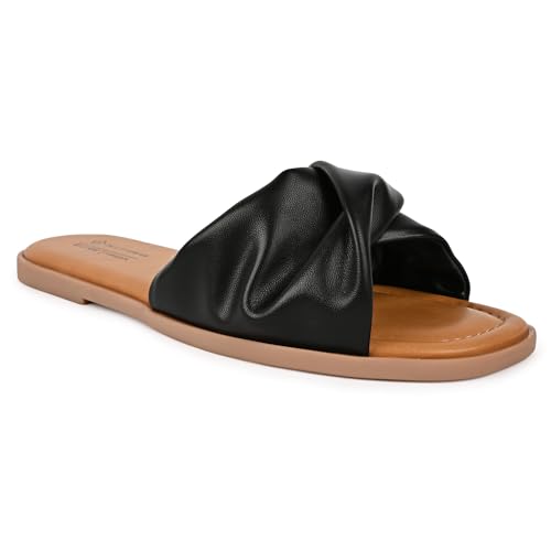 Image of Call It Spring Women's Black Flat sandals
