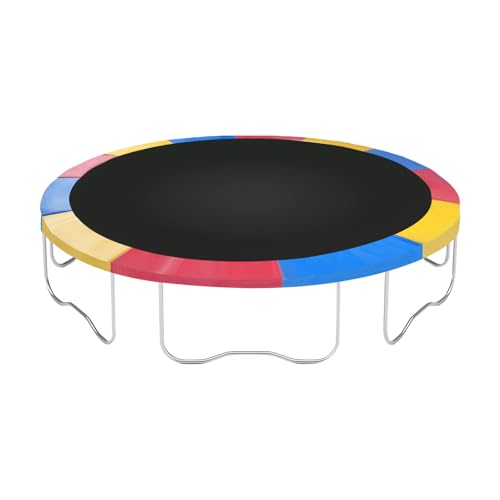 Trampoline Pad, 16Ft Trampoline Replacement Safety Pad, Multi-Color PVC Pearl Cotton Trampoline Protection Pad, All Weather Replacement, for Family Courtyards, Indoor & Outdoor Amusement Park