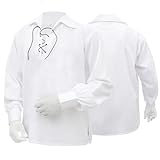 Jacobite Ghillie Shirt for Men – Traditional Scottish Kilt Shirt, Renaissance Pirate Costume Top, Medieval...