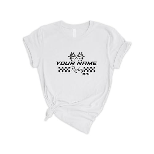 Custom Racing Your Name Shirt, Personalized Race Shirt, Dirt Bike