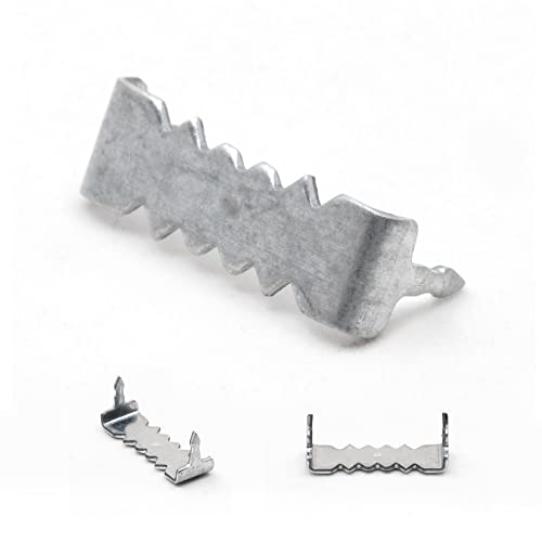 PHS Small Sawtooth Picture Hangers No Nail - 100 Pack, Supports 7 lbs - Picture Hanging Sawtooth Hangers - Frame Hooks for Drywall - Easy to Install Frame Hanging Hardware - Silver