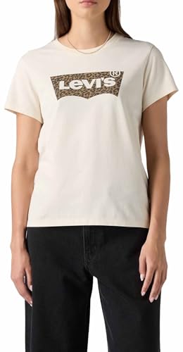 Photo de Levi's Lse The Perfect Tee Neutrals T-Shirt pour Femme, Lse_annessa Cheetah, M