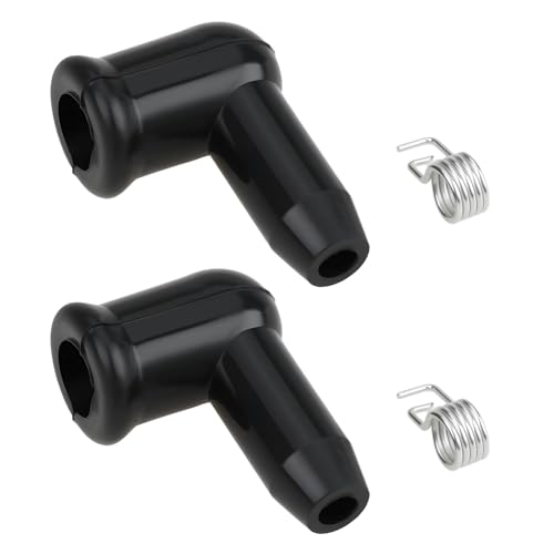 Image of SG Store 2x Spark Plug Boot Cap with Spring Compatible with Stihl 040 041 AV 040AV 041AV Chainsaw