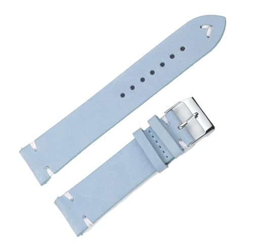 Bracelet montre cuir bleu première couche chic pour homme et femme au quotidien