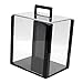 Menolana Acrylic Chip Case Container Organizer 1000 Chips Capacity Chip Carrier Carry Case for Commercial Activities Casual Game Night, Empty Case