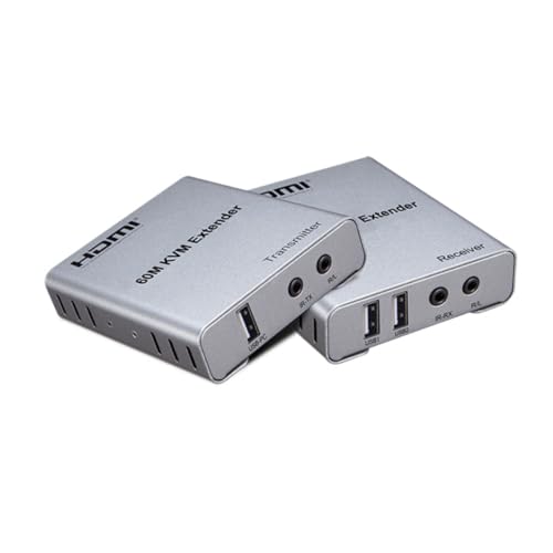 Extensor KVM HDMI para controlar el ordenador desde el salón a 60 metros